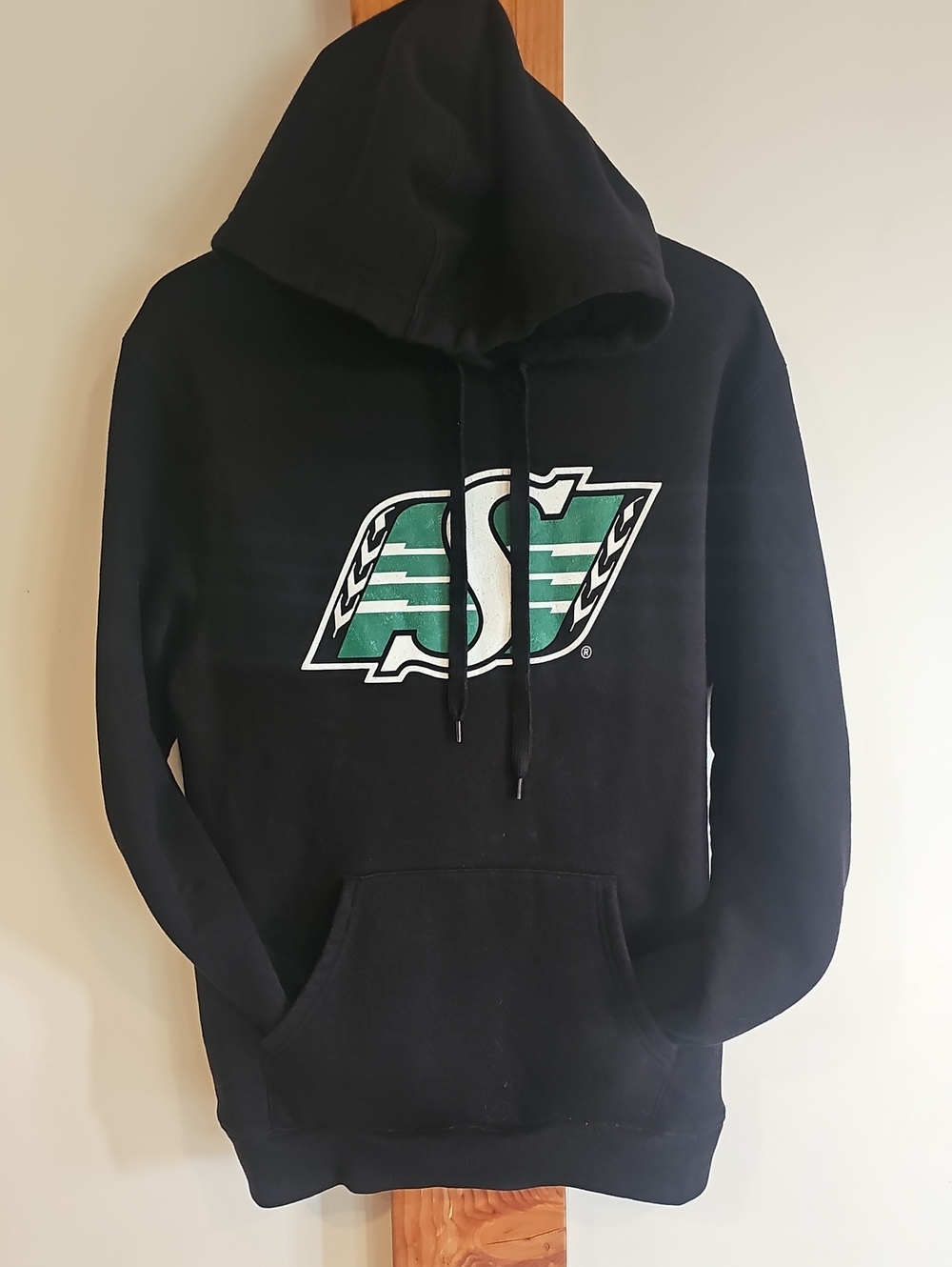 Saskatchewan Rough Riders Men's Black Graphic Hoodie Size Medium